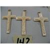 Image 1 : Lot of 3 Bone Crosses