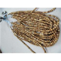 Turned Bone Beads 18"