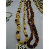 Image 1 : Lot of 2 Amber Necklaces  26"