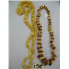 Image 1 : Lot of 2 Amber Necklaces  18"