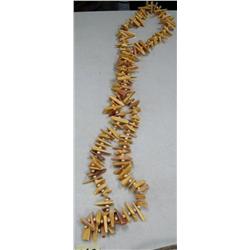 Ivory Chunk Necklace 40"