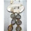 Image 2 : Lot of: 9 Scrimshawed Pieces Ivory Earrings