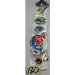 Lot of: Fur Rondy Buttons   13