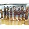 Image 1 : Lot of: Imported Totem Poles, as is, and 1 Whale      (1)