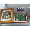 Image 2 : Lot of: 9 Framed Decorative ships