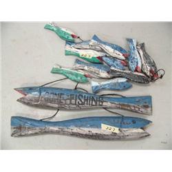 Hand carved wooden fish