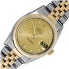 Image 1 : Rolex Mens 2T Factory VVS Champagne Diamond 36mm Datejust