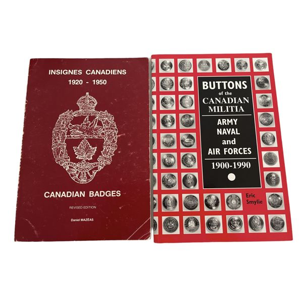 Mazeas 1920-50 Badge Reference Book & Smylie Canadian Button Book