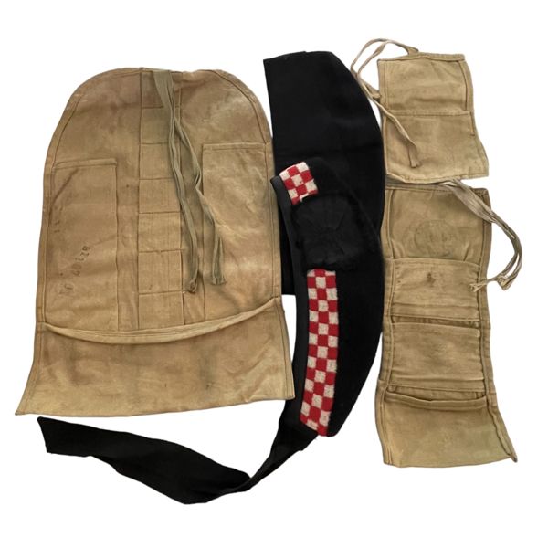 Canadian Army Holdall, Housewife & Cap Lot