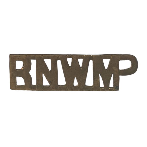 Royal North West Mounted Police Shoulder Title Badge