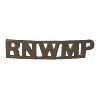 Image 1 : Royal North West Mounted Police Shoulder Title Badge
