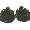 Image 4 : Royal North West Mounted Police Collar Badge Pair