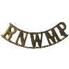 Image 3 : RNWMP Royal North West Mounted Police Shoulder Title Badge Pair