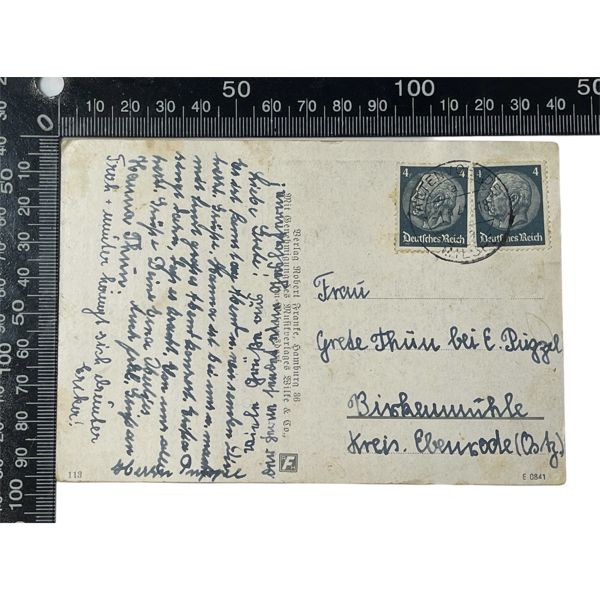 WW2 German Kriegsmarine Propaganda Photo Postcard