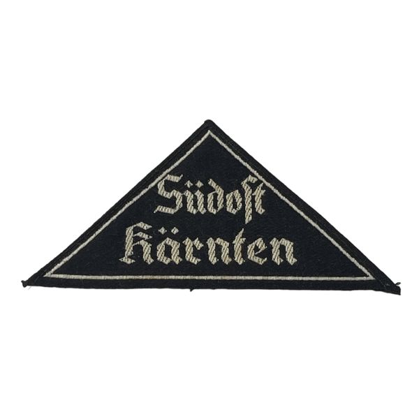 German WW2 BDM Sleeve Triangle "Sudost Karnten"