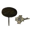 Image 2 : German WW2 Leopard 2 Tank Army Stick Pin & 25 Year Faithful Service Device