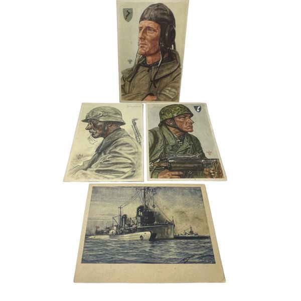 German Propaganda Postcard Lot
