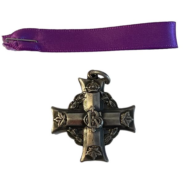 WW1 CEF Memorial Cross Medal ARM / CPL M DeLa HAYE Canadian Engineers