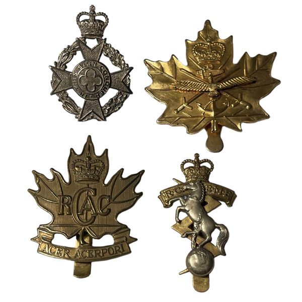 Canadian Military Cap Badge Lot