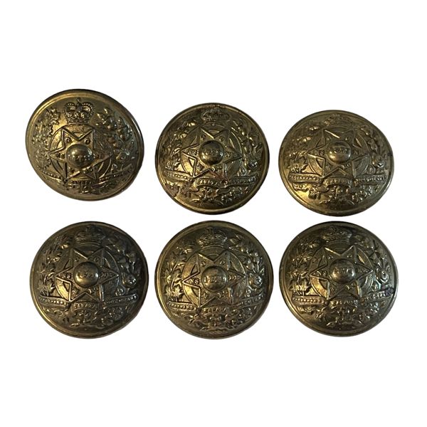 Lot of Canadian Governor Generals Foot Guards Military Uniform Buttons