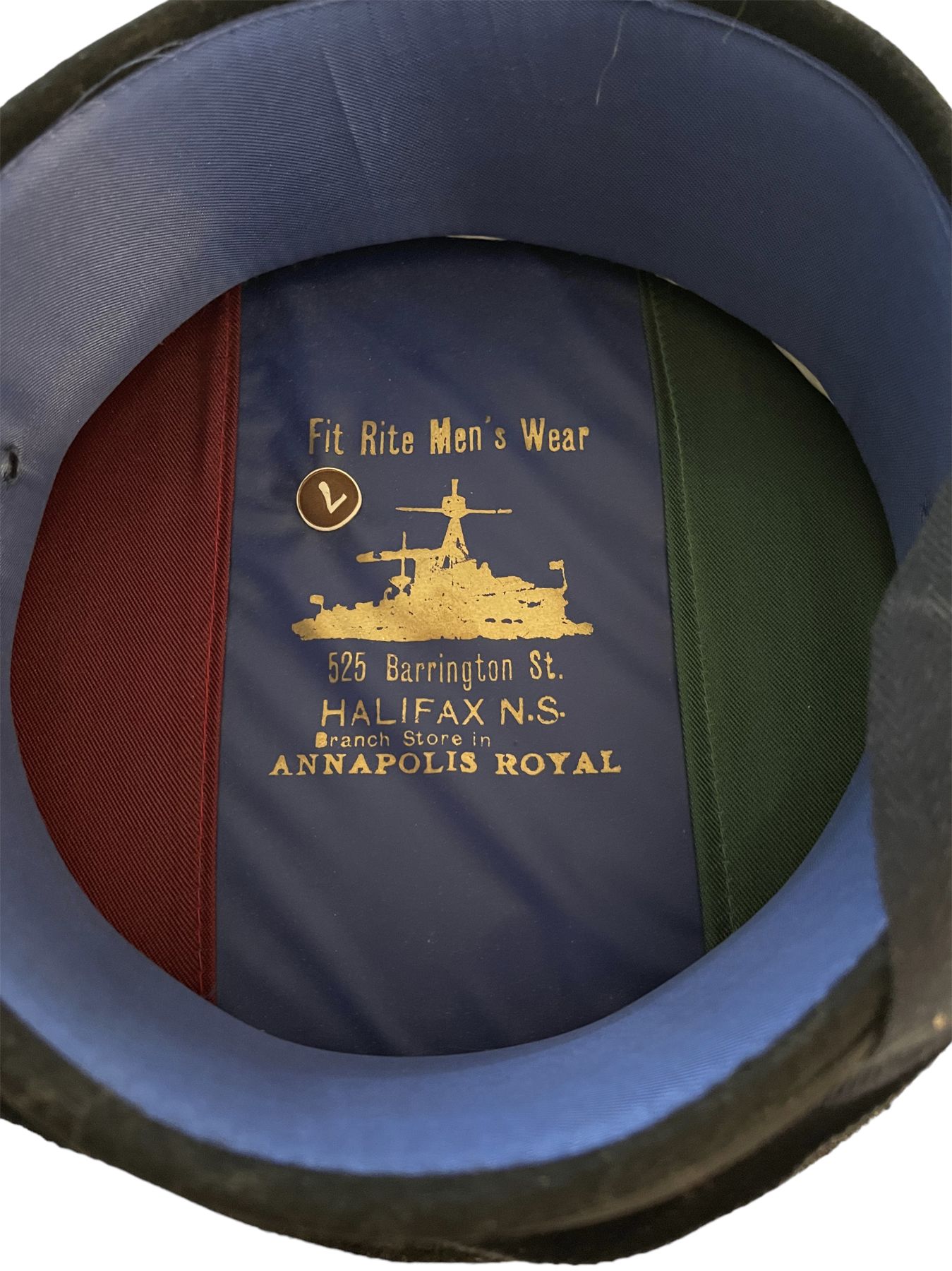 HMCS Naden Cap and WW2 HMCS Cap Talley