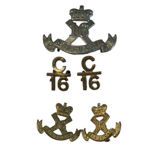WW1 16th Battalion & Canadian Scottish Badge Lot