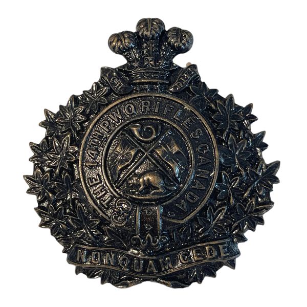 Pre WW1 14th PWOR Glengarry Cap Badge