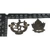 Image 4 : WW1 CEF 144th Battalion, Winnipeg Rifles, Cap and Collar Badge Lot