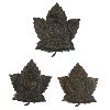 Image 1 : WW1 CEF 158th Battalion, Duke of Connaught's Own, Cap & Collar Badge Lot