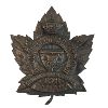 Image 2 : WW1 CEF 158th Battalion, Duke of Connaught's Own, Cap & Collar Badge Lot