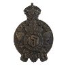 Image 2 : WW1 CEF 157th Battalion, Simcoe Foresters, Cap & Collar Badge Lot