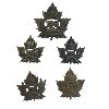 Image 1 : WW1 CEF 156th Battalion, Brockville, Cap & Collar Badge Lot