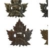 Image 5 : WW1 CEF 156th Battalion, Brockville, Cap & Collar Badge Lot