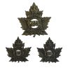 Image 1 : WW1 CEF 155th Battalion, Hastings & Prince Edward, Cap & Collar Badge Lot