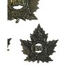 Image 4 : WW1 CEF 155th Battalion, Hastings & Prince Edward, Cap & Collar Badge Lot