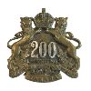 Image 3 : WW1 CEF 200th Battalion, Winnipeg, OFFICERS Cap & Collar Badge Lot