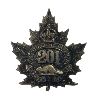 Image 2 : WW1 CEF 201st Battalion, Toronto Light Infantry Cap & Collar Badge 