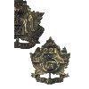 Image 3 : WW1 CEF 221st Battalion, Winnipeg, Cap & Collar Badge 
