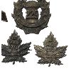 Image 4 : WW1 CEF 229th Battalion, South Saskatchewan Cap, Collar & Shoulder Title Badge Lot 