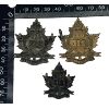 Image 5 : WW1 217th Battalion, Moosomin Saskatchewan Cap & Collar Badge Lot