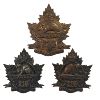 Image 1 : WW1 214th Battalion, Saskatchewan Cap & Collar Badge Lot