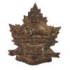 Image 2 : WW1 214th Battalion, Saskatchewan Cap & Collar Badge Lot