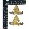 Image 4 : WW1 CEF Mc Gill University Overseas Siege Artillery Draft Collar Badge Pair