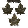 Image 3 : WW1 CEF Royal Canadian Artillery Cap & Collar Badge Lot