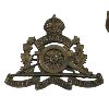 Image 2 : WW1 CEF Canadian Field Artillery Cap & Shoulder Title Badge Lot