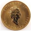 Image 1 : 1990 CANADA $50 DOLLAR 1 OZ GOLD MAPLE LEAF COIN