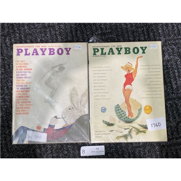 Playboys - October & Decemeber 1960