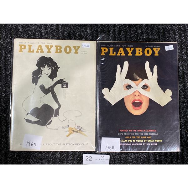 Playboys - August & November 1960