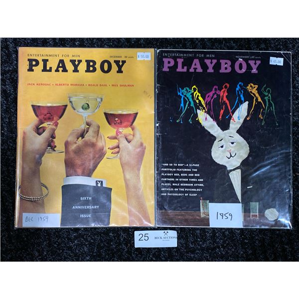 Playboys - November & December 1959