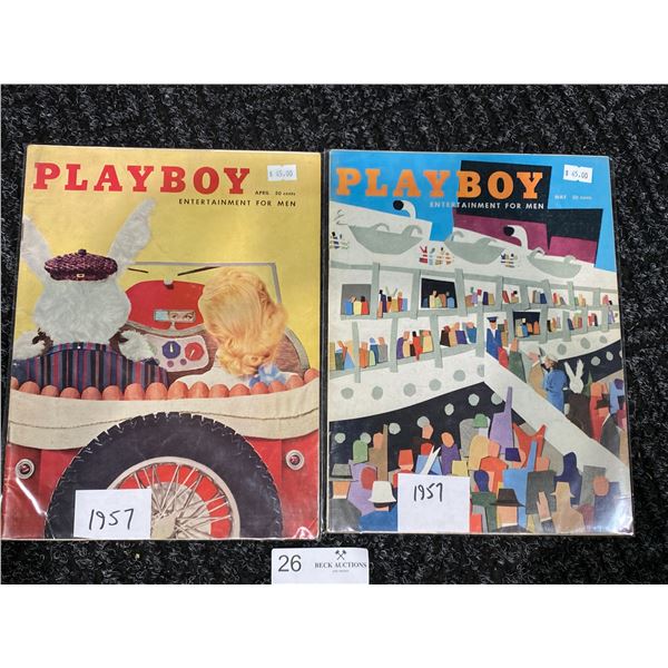 Playboys - April & May 1957